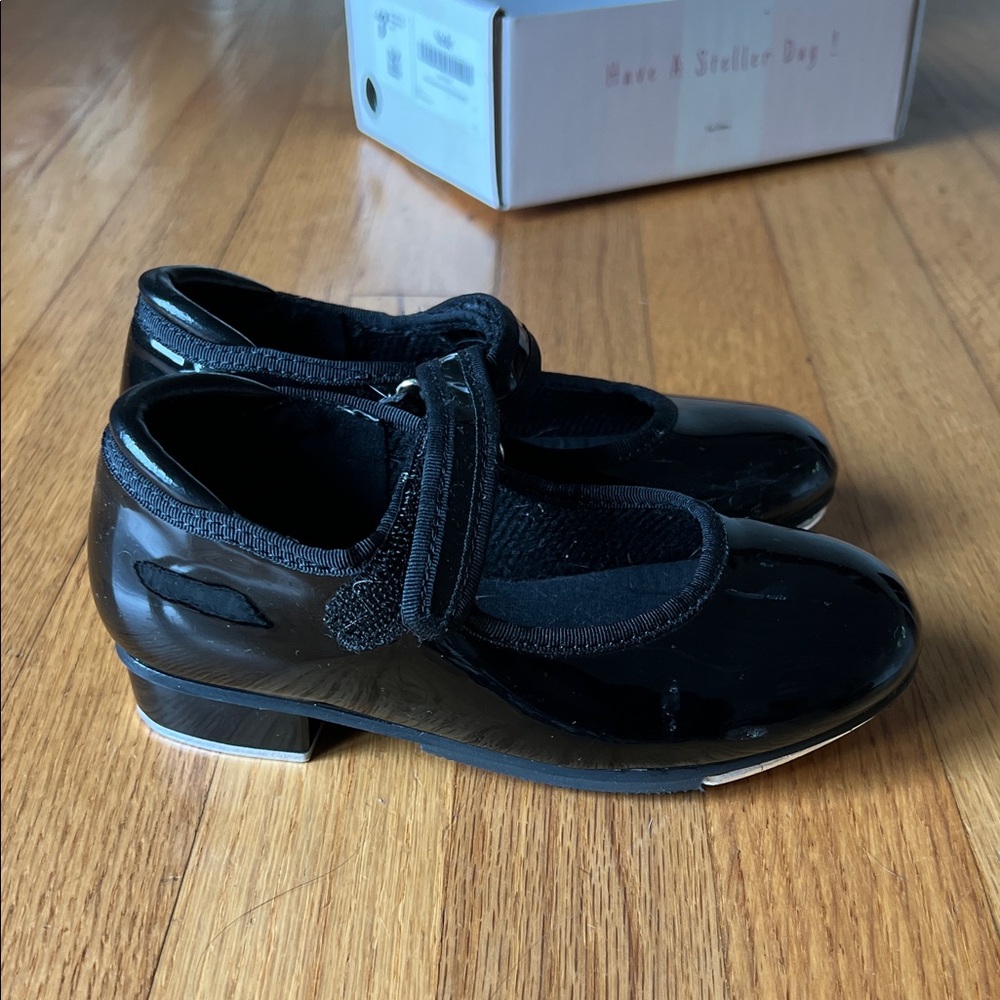Stelle Black Tap Dance Kids Shoes